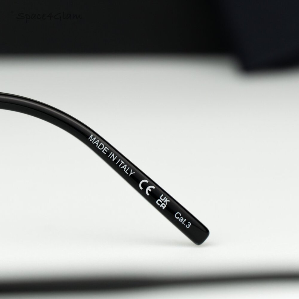 Saint Laurent Women Sunglasses Black Cat Eye SL737 MICA THIN 001 BRAND NEW - Picture 10 of 14